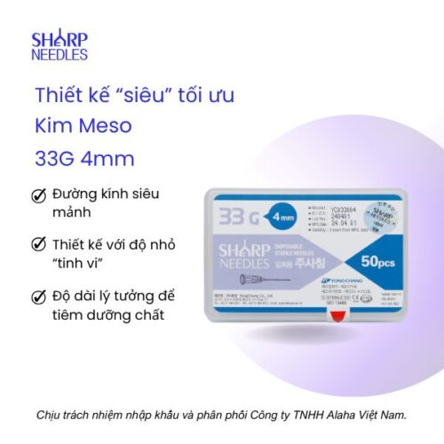 Giới thiệu Kim Tiêm Meso 33G 4mm
